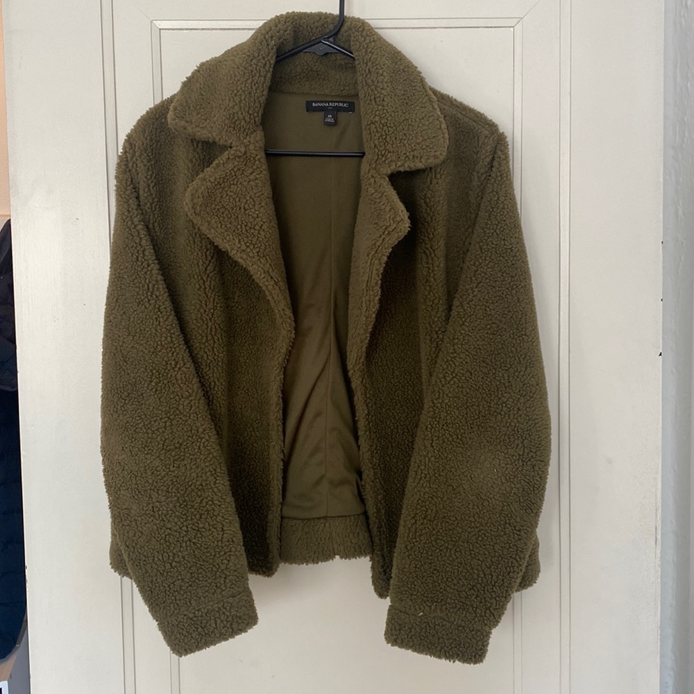 Dark Green Banana Republic Coat